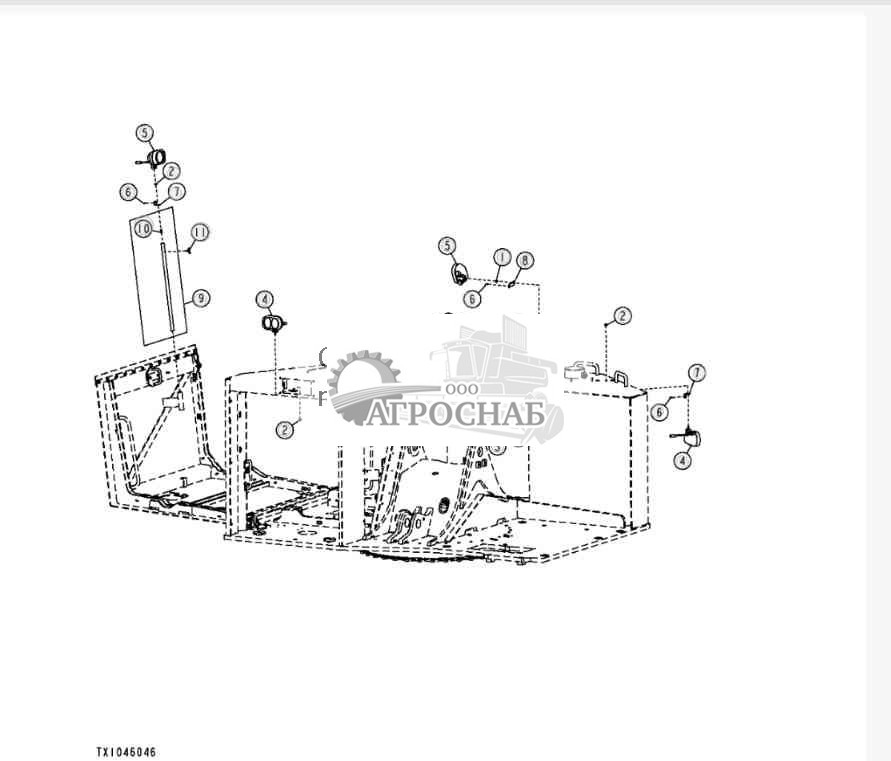 Освещение машины 
